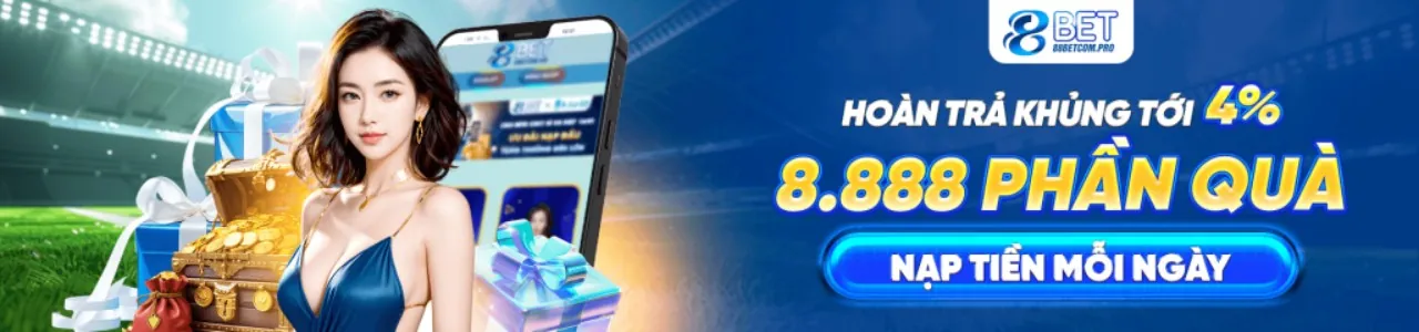 Giao diện ứng dụng 888 Bet App trên điện thoại di động với các trò chơi cá cược nổi bật